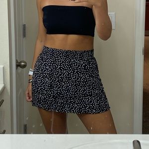 Polka Dot Mini Skirt